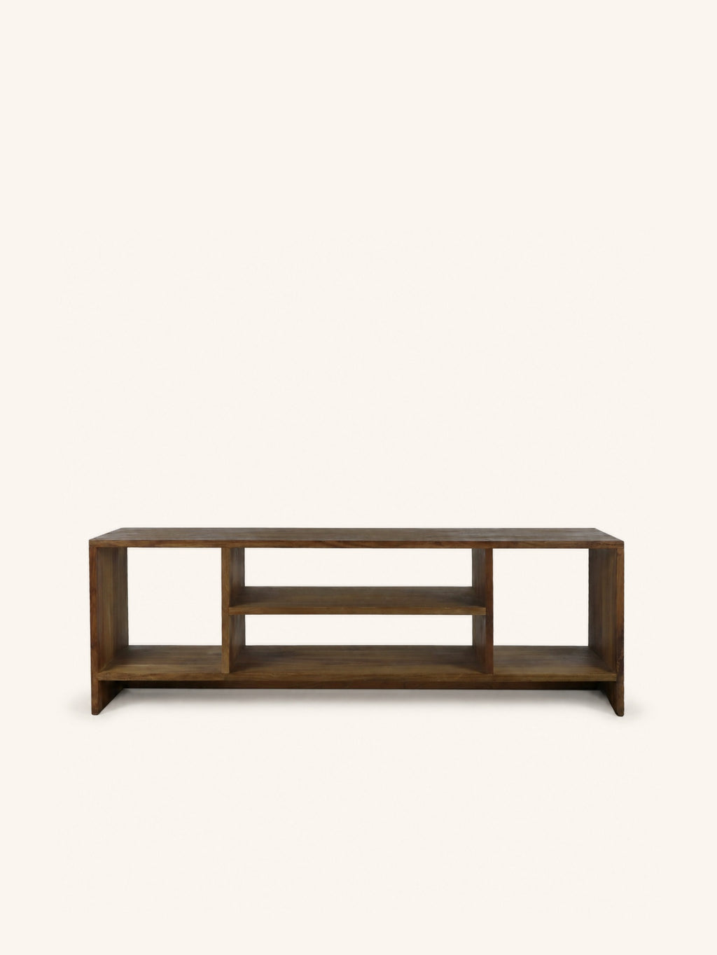 NARA - tv-kast - teruggewonnen hout - L 150 x W 40 x H 50 cm - bruin