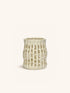 NERIDA - lantern - stoneware - DIA 19 x H 22 cm - beige