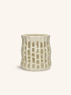 NERIDA - lantern - stoneware - DIA 25 x H 27 cm - beige