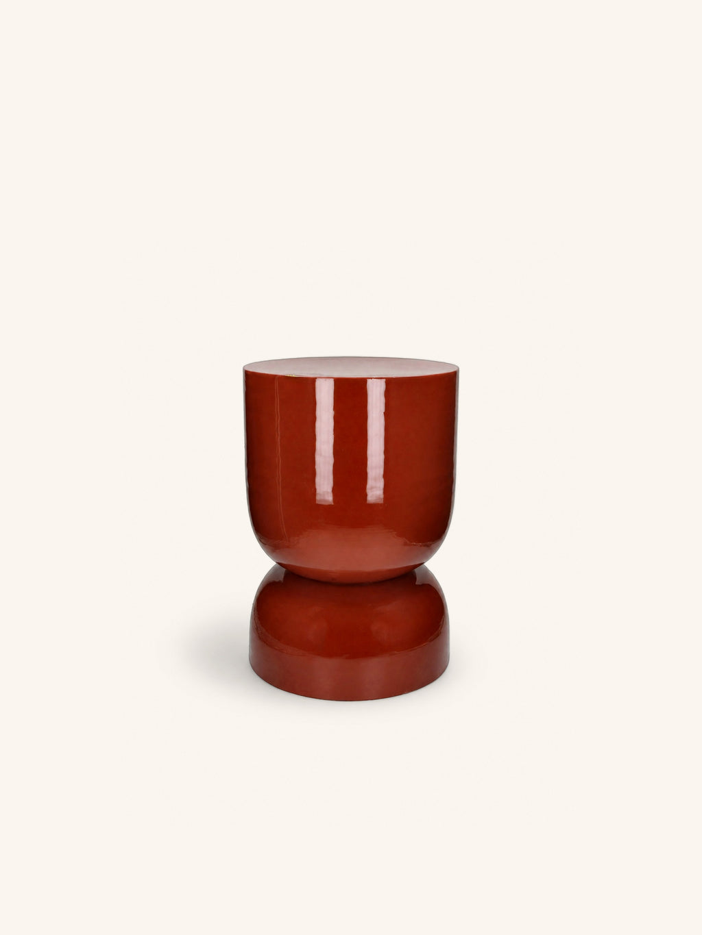 MIMEA - Hocker - Aluminium - DIA 36 x H 46 cm - Rost