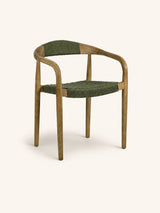 Groen – MIRA - silla - madera de acacia - L 51,6 x W 57 x H 76 cm - verde