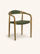 MIRA - chaise - bois d’acacia - L 51,6 x W 57 x H 76 cm - vert