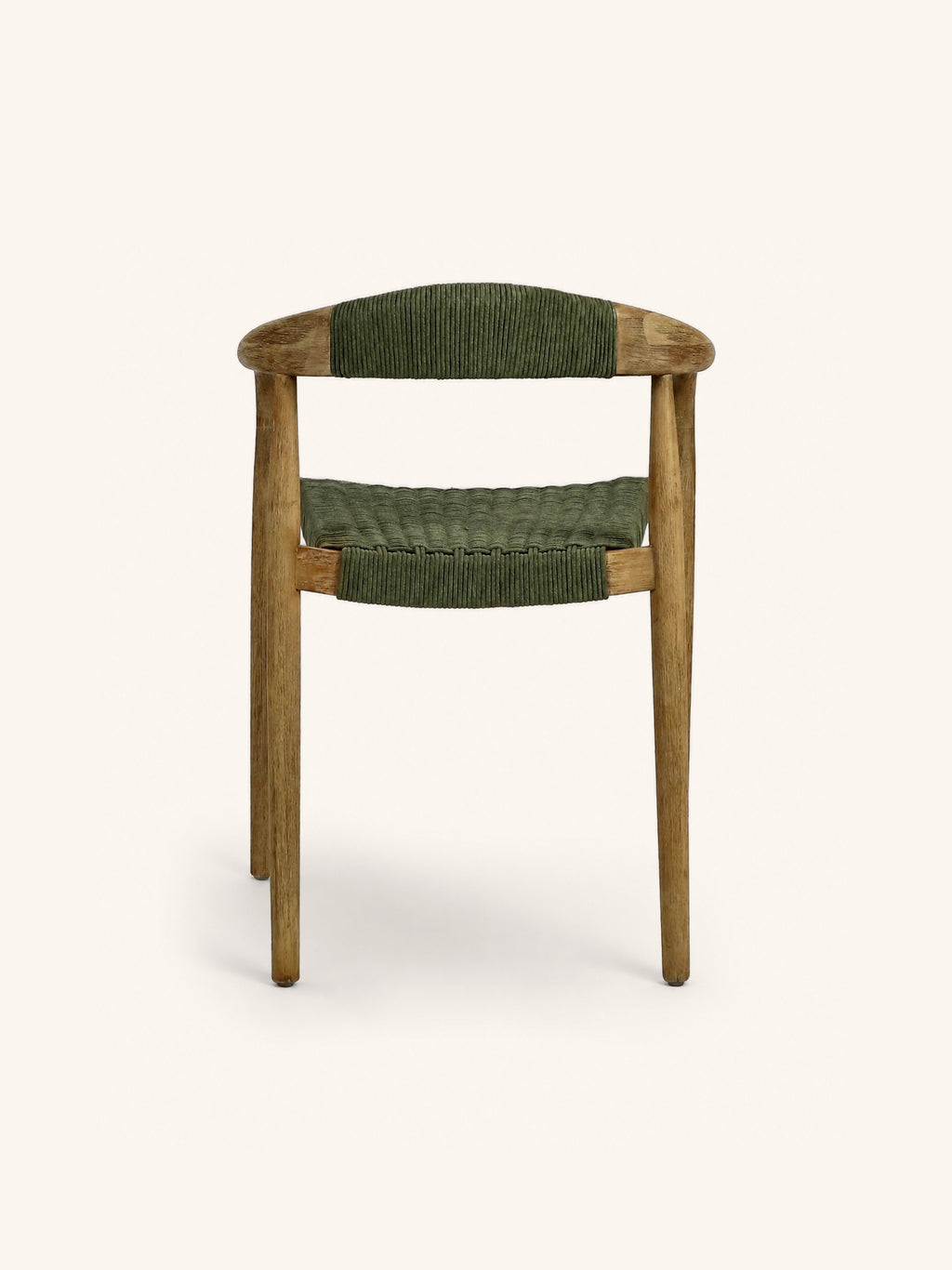 MIRA - chaise - bois d’acacia - L 51,6 x W 57 x H 76 cm - vert