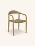 MIRA - stoel - acacia hout - L 51,6 x W 57 x H 76 cm - naturel