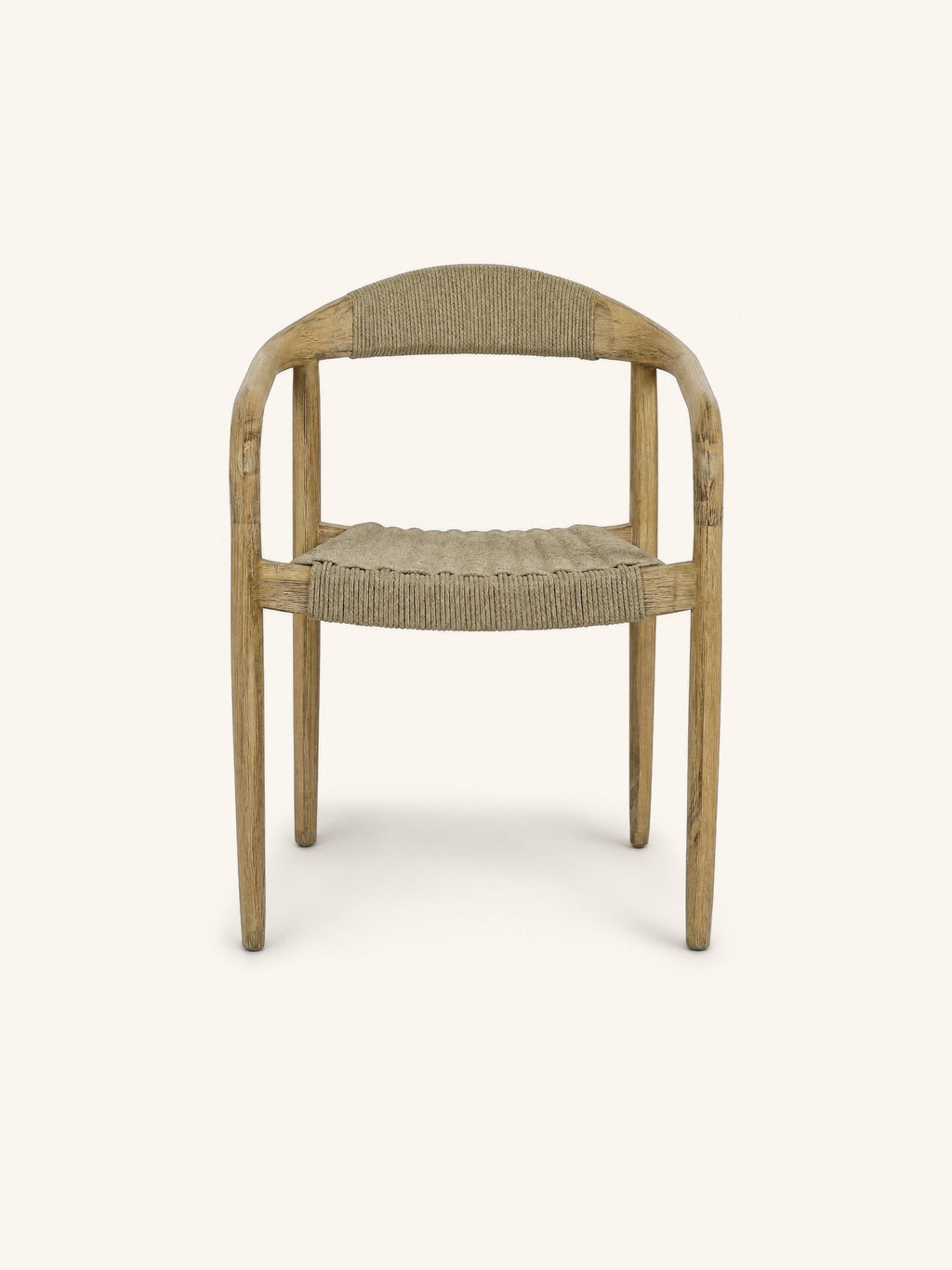 MIRA - stoel - acacia hout - L 51,6 x W 57 x H 76 cm - naturel