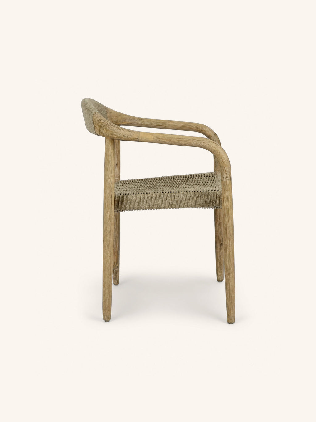 MIRA - stoel - acacia hout - L 51,6 x W 57 x H 76 cm - naturel