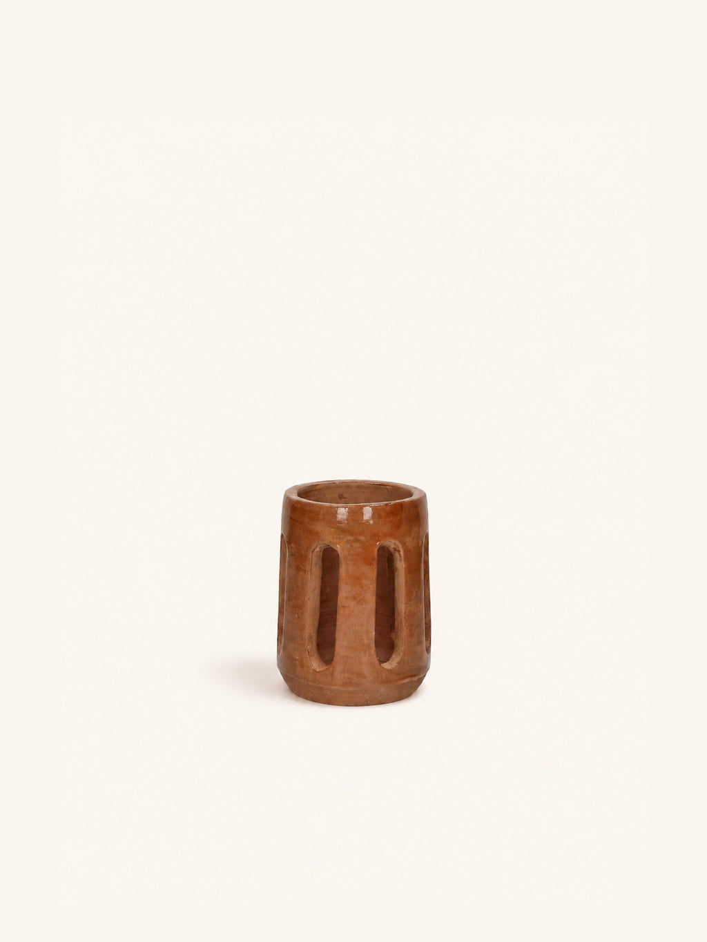 OPIA - Windlicht - Terrakotta - DIA 11 x H 14 cm - Terrakotta