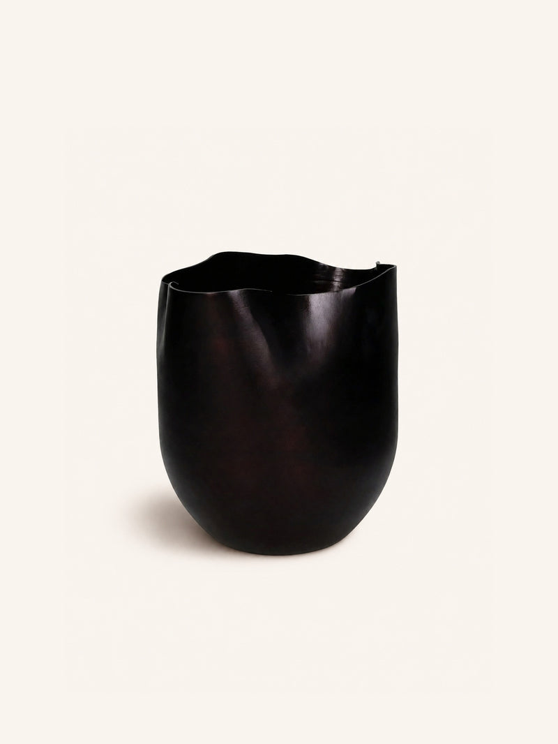 GRAVITY - champagne cooler - aluminum - L 28 x W 21 x H 23 cm - bronze