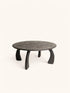 TALO - coffee table - mango wood - L 100 x W 80 x H 40 cm - dark brown