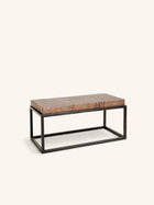 ESTAMPILLA - coffee table - reclaimed wood - L 78 x W 38 x H 36 cm - brown