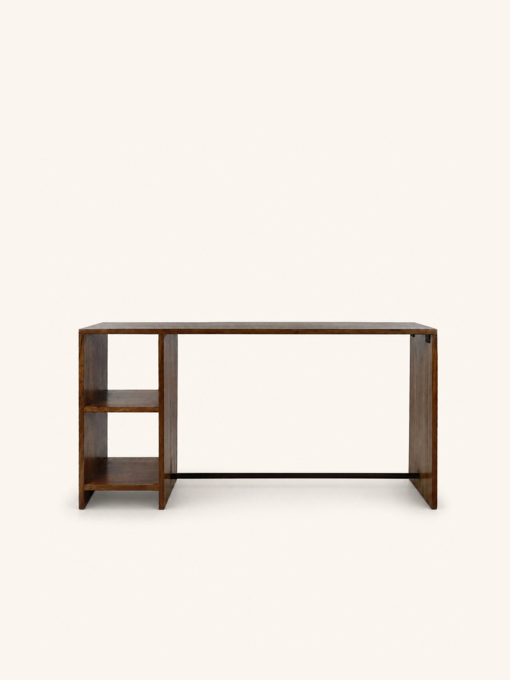 NARA - mesa consola/escritorio - madera recuperada - L 150 x W 50 x H 76 cm - marrón