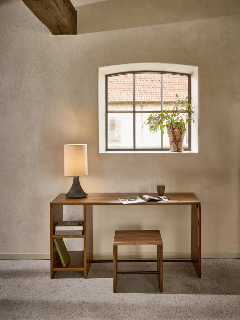 NARA - mesa consola/escritorio - madera recuperada - L 150 x W 50 x H 76 cm - marrón