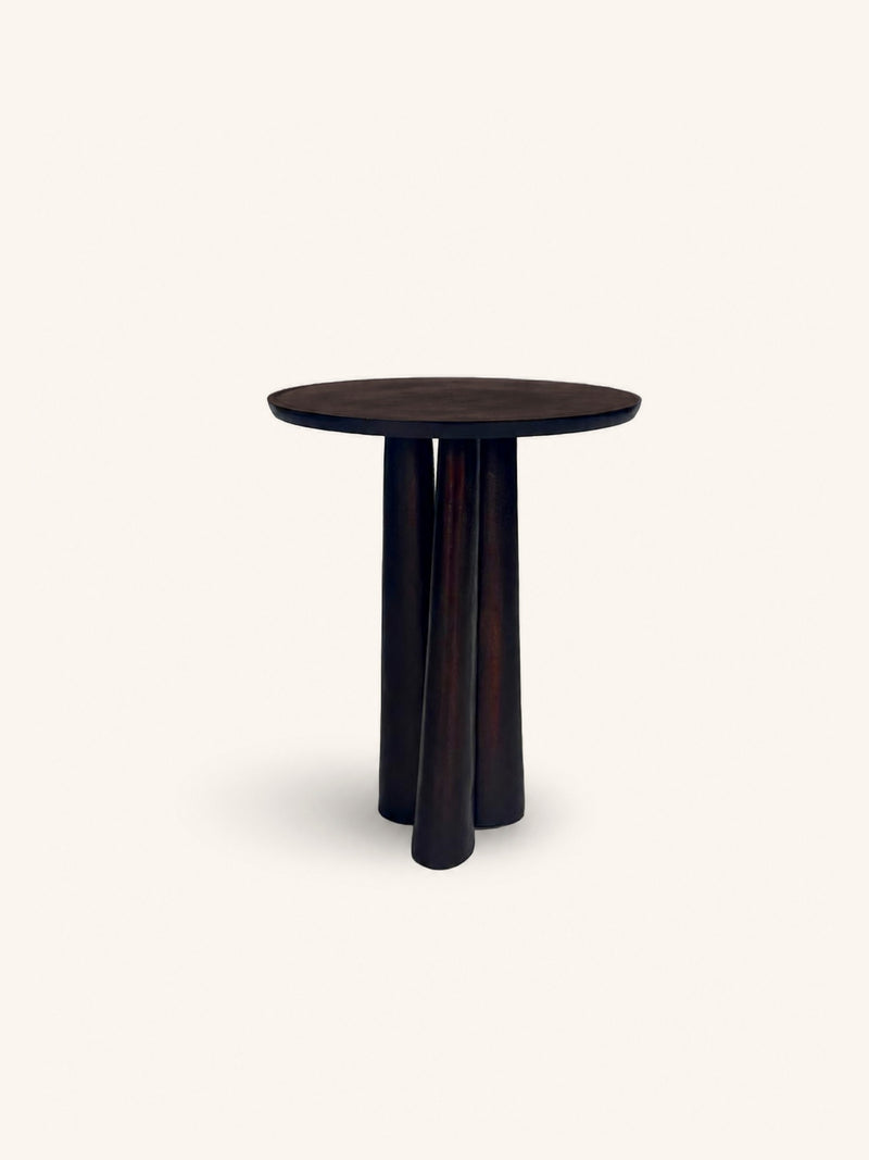FLUXA - mesa de centro - aluminio - DIA 40 x H 50 cm - bronce