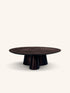 FLUXA - mesa de centro - aluminio - DIA 80 x H 25 cm - bronce