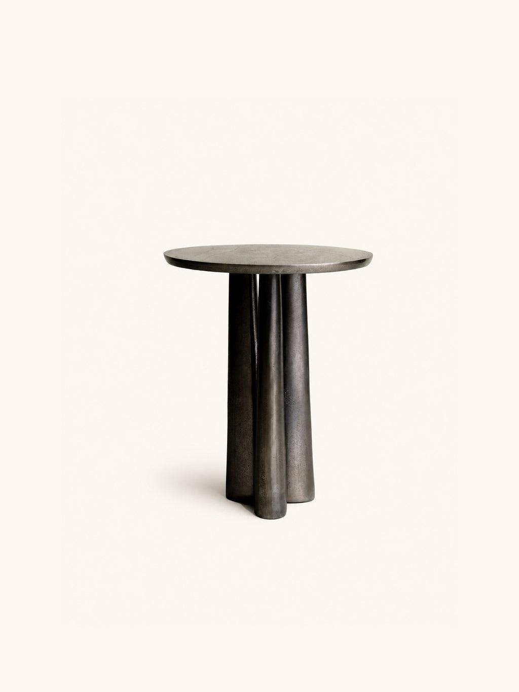 FLUXA - mesa de centro - aluminio - DIA 40 x H 50 cm - carbón