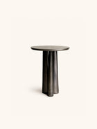 FLUXA - mesa de centro - aluminio - DIA 40 x H 50 cm - carbón