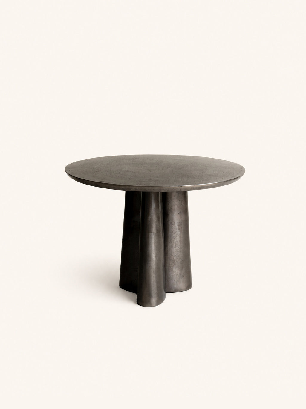 FLUXA - mesa de centro - aluminio - DIA 50 x H 35 cm - carbón