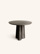 FLUXA - mesa de centro - aluminio - DIA 50 x H 35 cm - carbón