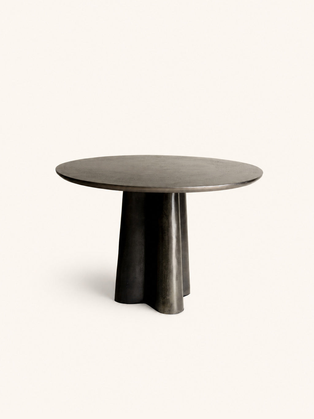 FLUXA - mesa de centro - aluminio - DIA 60 x H 40 cm - carbón