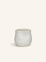 Wit – PUNCH - maceta - cerámica - DIA 16 x H 16 cm - blanco