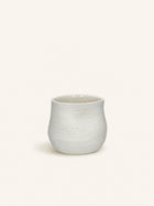 PUNCH - jar - ceramic - DIA 16 x H 16 cm - white