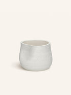 PUNCH - pot - keramiek - DIA 20,5 x H 20,5 cm - wit