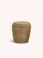 TAMBOU - zitkruk - rotan - DIA 45 x H 45 cm - naturel
