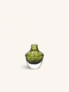 PRISMA - vase - glass - DIA 9 x H 11 cm - green
