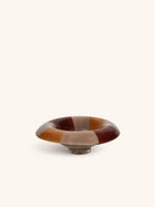 ANIMA - cuenco decorativo - vidrio - DIA 24 x H 8 cm - mezcla de colores