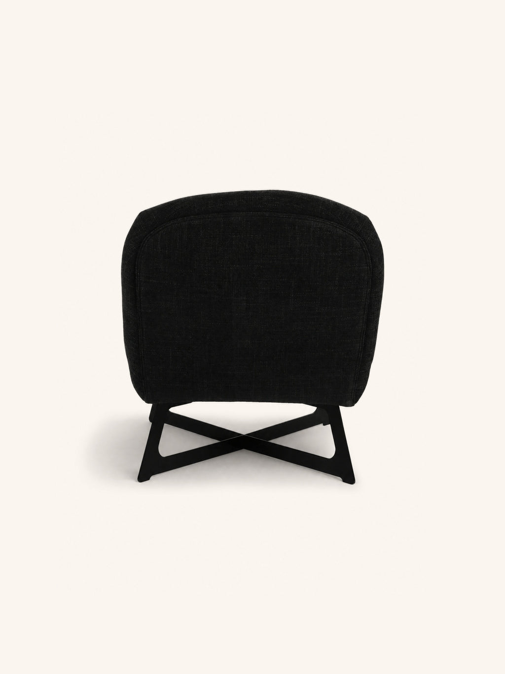 UMA - relax stoel - polyester - L 66 x W 76,5 x H 75,5 cm - antraciet