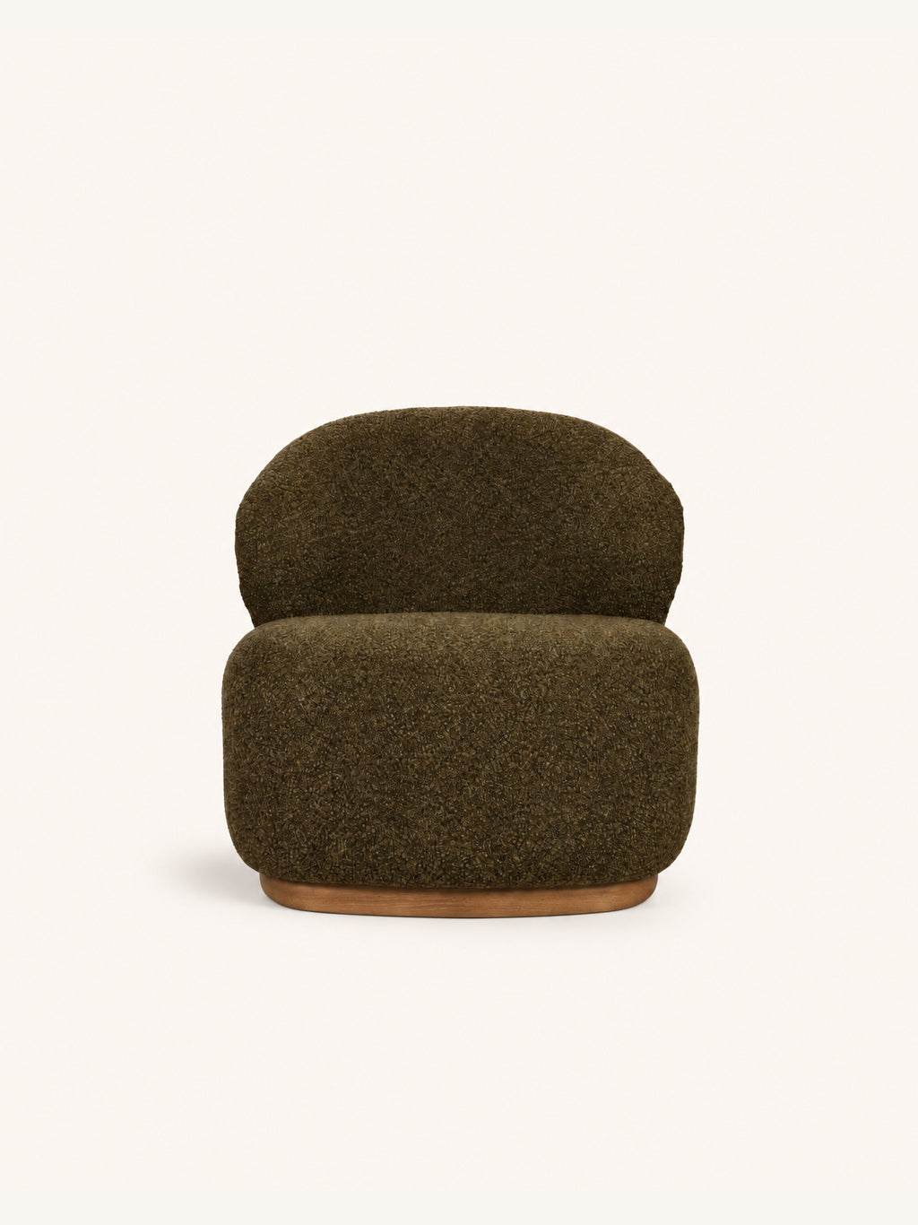 MILO - Relaxsessel - Polyester - L 69 x W 75 x H 72 cm - Braun