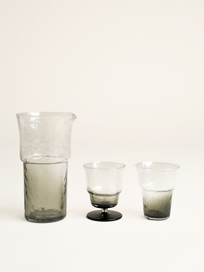 INKRA - glass 20CL - glass - DIA 8,5 x H 10 cm - smoke