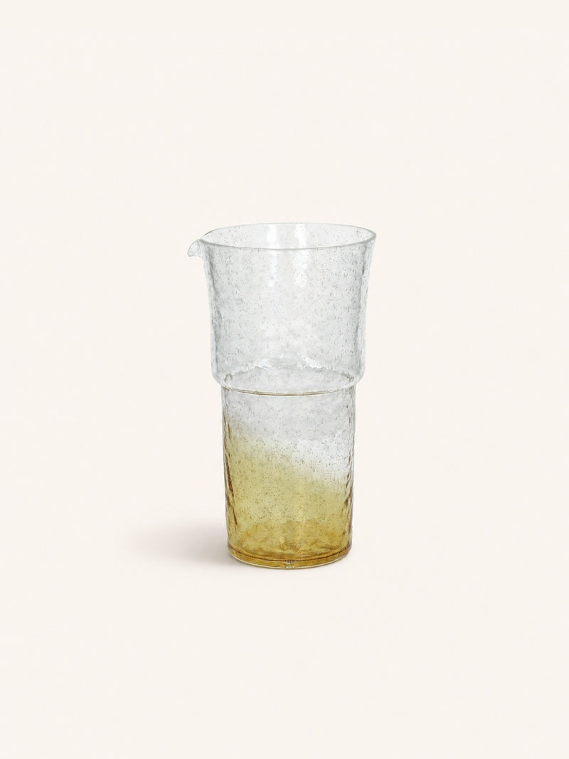 INKRA - carafe 1 L - glass - DIA 11 x H 20 cm - amber