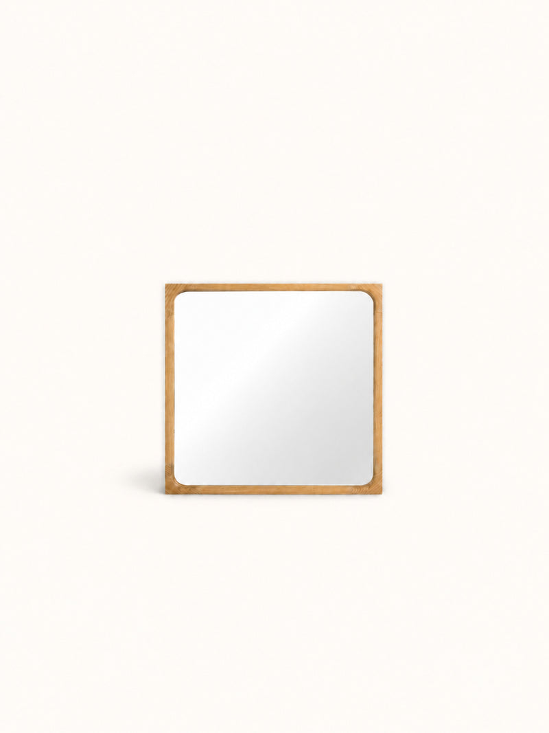 OMBRE - spiegel - eik - L 60 x W 3 x H 60 cm  - naturel