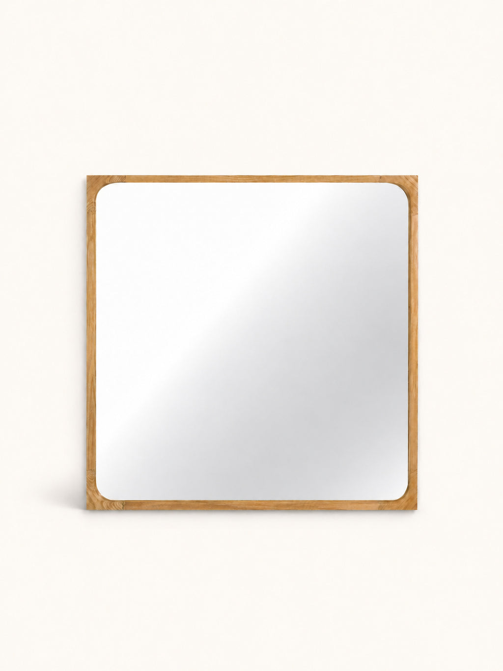 OMBRE - specchio - rovere - L 100 x W 3,7 x H 100 cm - naturale