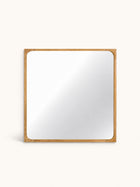 OMBRE - specchio - rovere - L 100 x W 3,7 x H 100 cm - naturale