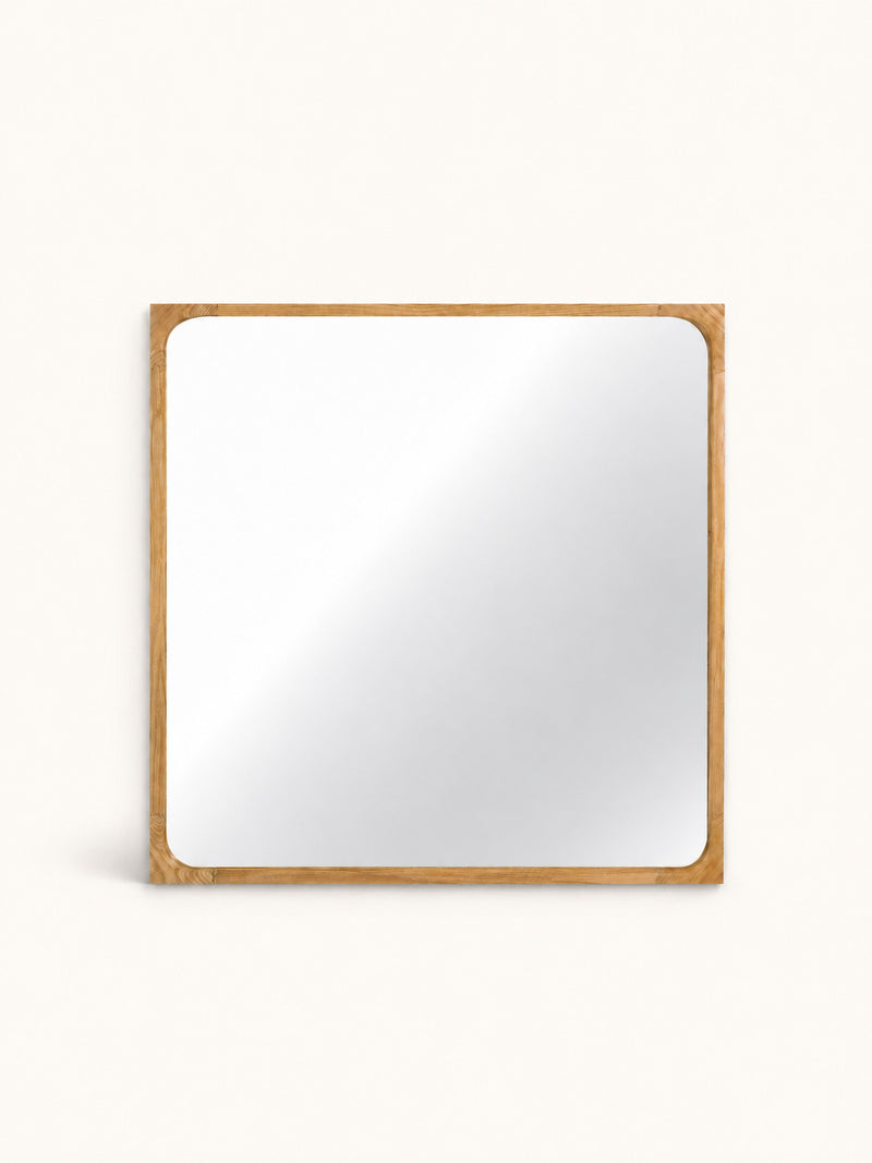 OMBRE - spiegel - eik - L 100 x W 3,7 x H 100 cm - naturel