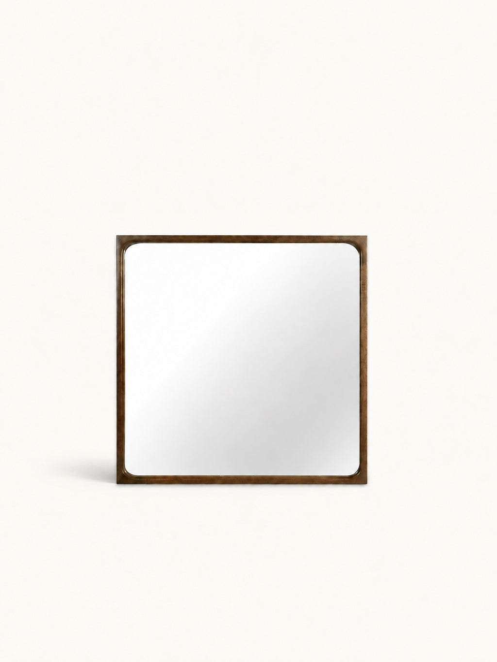 OMBRE - espejo - madera de obovata - L 80 x W 3,5 x H 80 cm - nogal