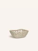 Beige – PANEA - Brotkorb - Steinzeug - L 15 x W 13 x H 6 cm - Beige