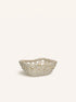 PANEA - broodmand - steengoed - L 15 x W 13 x H 6 cm - beige
