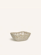 PANEA - broodmand - steengoed - L 15 x W 13 x H 6 cm - beige