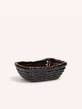 Bruin – PANEA - Brotkorb - Steinzeug - L 20 x W 15 x H 7 cm - dunkler Amber