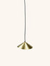 COUTURE - hanglamp - messing - L 26 x W 24,5 x H 9,5 cm - brass