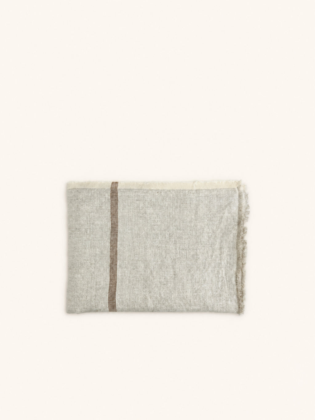 BRUNELLO - throw - linen - L 170 x W 130 cm - natural