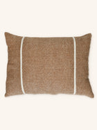 BRUNELLO - coussin - lin - L 60 x W 40 cm - camel