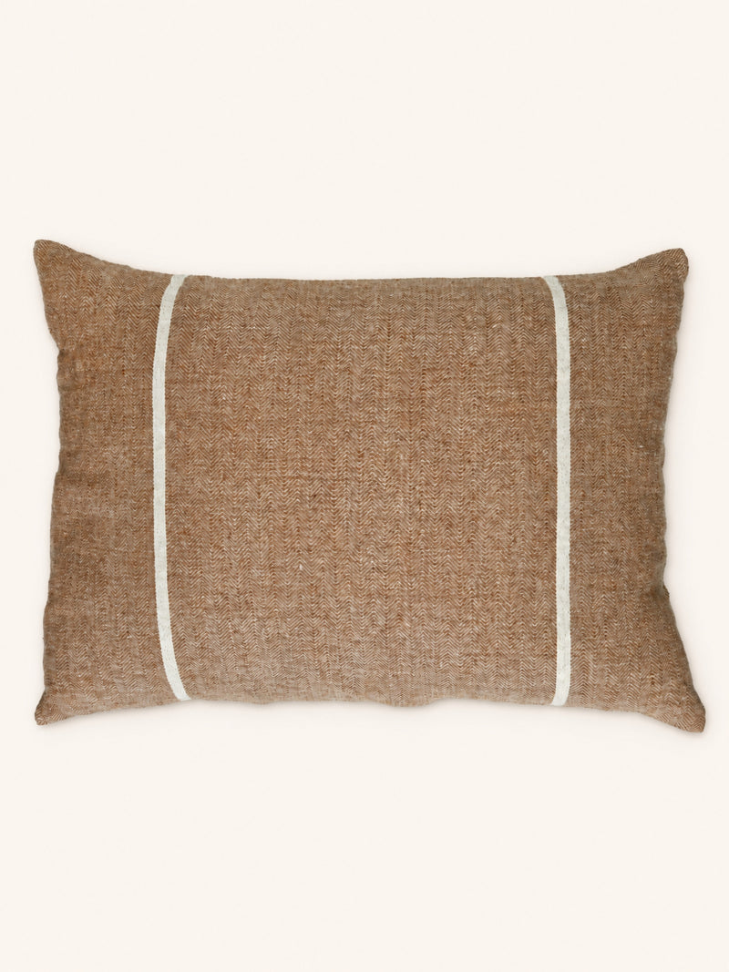 BRUNELLO - cojín - lino - L 60 x W 40 cm - camel