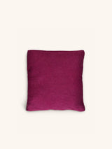 Roze – LIORA - Kissen - Baumwolle - L 45 x W 45 x H 5 cm - Dunkelrosa