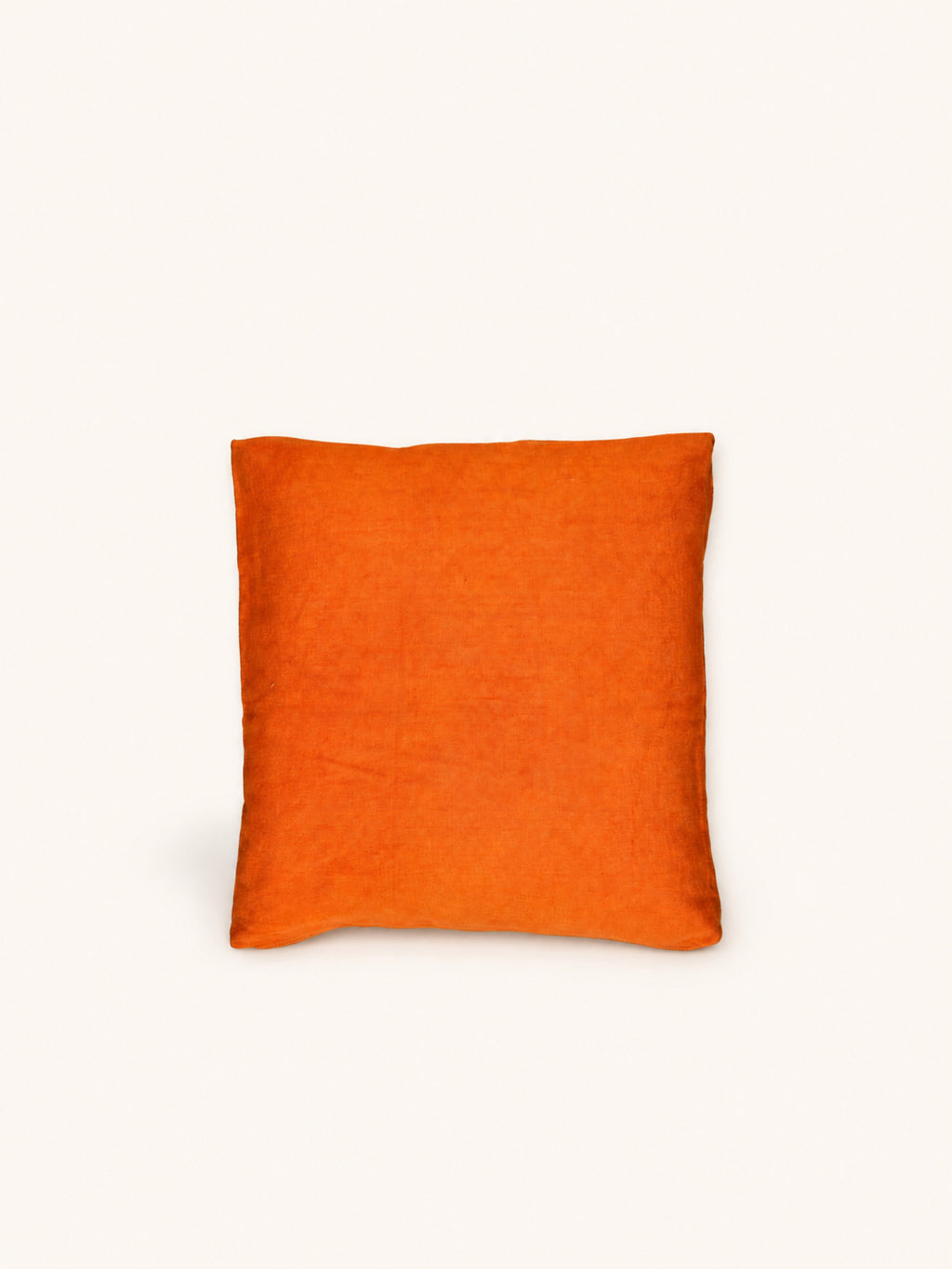 LIORA - cushion - cotton - L 45 x W 45 x H 5 cm - orange