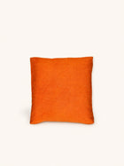 LIORA - cushion - cotton - L 45 x W 45 x H 5 cm - orange