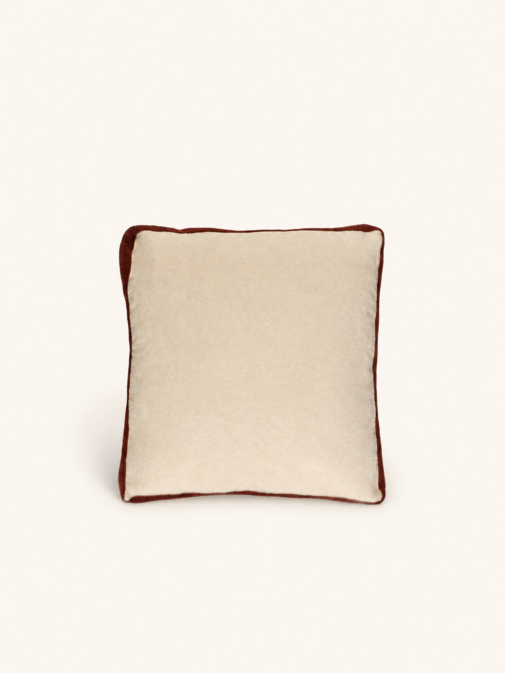 LIORA - cushion - cotton - L 45 x W 45 x H 5 cm - natural